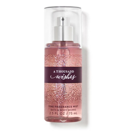 Bath & Body Works A Thousand Wishes Travel Size Fine Fragrance Mist 75 ML 3 Bath & Body Works A Thousand Wishes Travel Size Fine Fragrance Mist 75 ML
