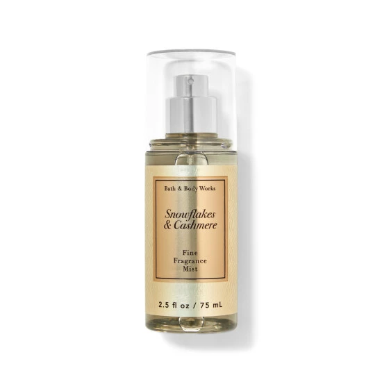 Bath & Body Works Snowflakes Cashmere Travel Size Fine Fragrance Mist 3 Bath & Body Works Snowflakes Cashmere Travel Size Fine Fragrance Mist