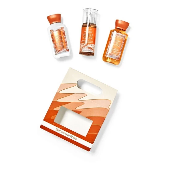 Bath & Body Works Warm Vanilla Sugar Mini Gift Box Set 4 Bath & Body Works Warm Vanilla Sugar Mini Gift Box Set - Image 2