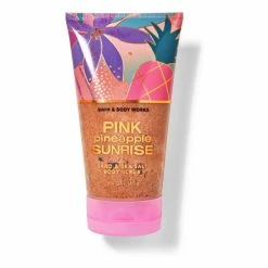 Bath & Body Works Pink Pineapple Sunrise Sand & Sea Salt Body Scrub 6.6 Oz / 187 G