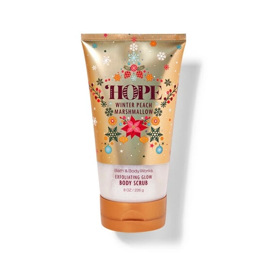 Bath & Body Works Winter Peach Marshmallow Exfoliating Glow Body Scrub 8 Oz / 226 G 4 Bath & Body Works Winter Peach Marshmallow Exfoliating Glow Body Scrub 8 Oz / 226 G - Image 2