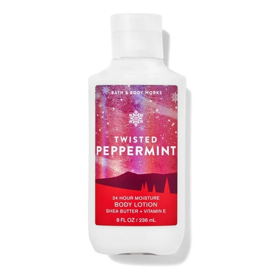 Bath & Body Works Twisted Peppermint Super Smooth Body Lotion 8 Fl Oz / 236 ML 4 Bath & Body Works Twisted Peppermint Super Smooth Body Lotion 8 Fl Oz / 236 ML - Image 2