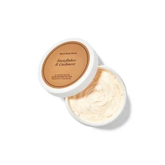 Bath & Body Works Snowflakes Cashmere Glowtion Body Butter 6.5 Oz / 185 G 4 Bath & Body Works Snowflakes Cashmere Glowtion Body Butter 6.5 Oz / 185 G - Image 2