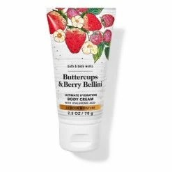 Bath & Body Works Buttercups & Berry Bellini Travel Size Ultimate Hydration Body Cream 70 G