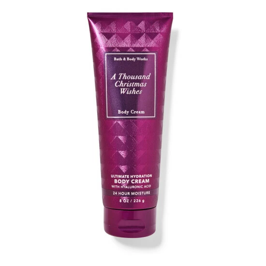 Bath & Body Works A Thousand Christmas Wishes Ultimate Hydration Body Cream 8 Oz / 226 G 3 Bath & Body Works A Thousand Christmas Wishes Ultimate Hydration Body Cream 8 Oz / 226 G