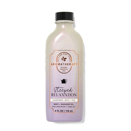 Bath & Body Works Lavender Mint Tea Body And Massage Oil 4 Fl Oz / 118 Ml 4 Bath & Body Works Lavender Mint Tea Body And Massage Oil 4 Fl Oz / 118 Ml - Image 2