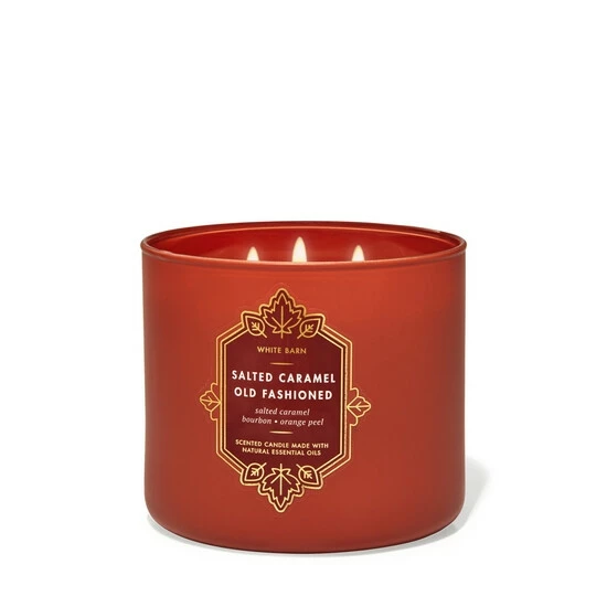 Bath & Body Works Salted Caramel Old Fashioned Salted Caramel Old Fashioned 3 Wick Candle 411g 4 Bath & Body Works Salted Caramel Old Fashioned Salted Caramel Old Fashioned 3 Wick Candle 411g - Image 2