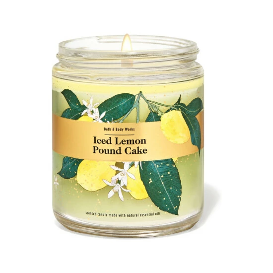 Bath & Body Works Iced Lemon Pound Cake Iced Lemon Pound Cake Single Wick Candle 3 Bath & Body Works Iced Lemon Pound Cake Iced Lemon Pound Cake Single Wick Candle