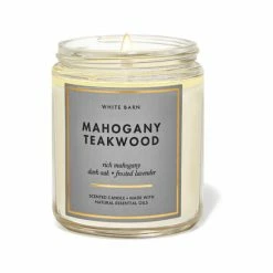 Bath & Body Works Mahogany Teakwood Single Wick Candle 7oz/198g