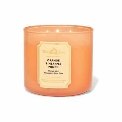 Bath & Body Works Orange Pineapple Punch Orange Pineapple Punch 3-Wick Scented Candle 411 G