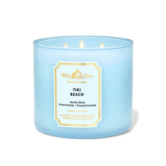 Bath & Body Works Tiki Beach Tiki Beach 3-Wick Scented Candle 411 G 3 Bath & Body Works Tiki Beach Tiki Beach 3-Wick Scented Candle 411 G