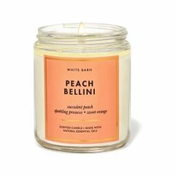 Bath & Body Works Peach Bellini Peach Bellini Single Wick Candle 7oz/198g 5 Bath & Body Works Peach Bellini Peach Bellini Single Wick Candle 7oz/198g -Bath & Body Works Shop unnamed file 422