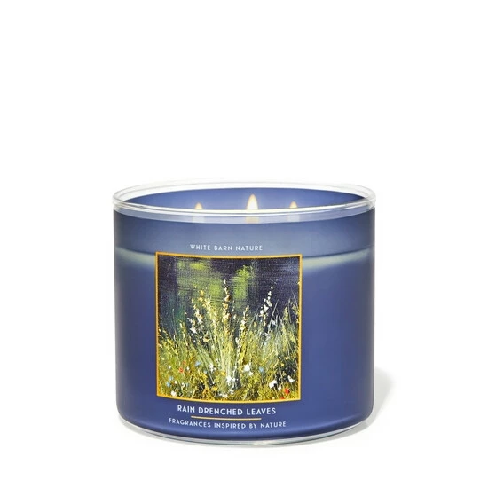 Bath & Body Works Rain Drenched Leaves Rain Drenched Leaves 3 Wick Candle 411g 4 Bath & Body Works Rain Drenched Leaves Rain Drenched Leaves 3 Wick Candle 411g - Image 2