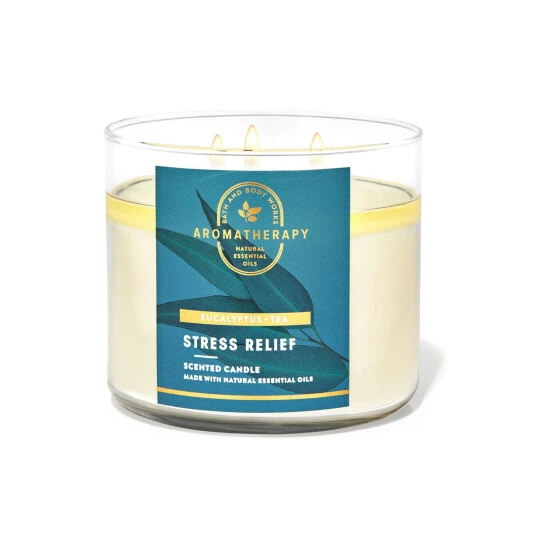 Bath & Body Works Eucalyptus Tea Eucalyptus Tea 3-Wick Candle 14.5 Oz / 411 G 3 Bath & Body Works Eucalyptus Tea Eucalyptus Tea 3-Wick Candle 14.5 Oz / 411 G