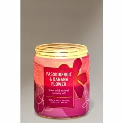 Bath & Body Works Passionfruit & Banana Flower Single Wick Candle 198 G