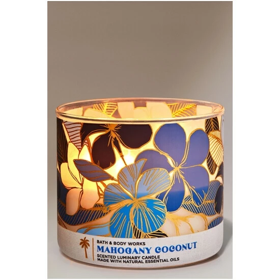 Bath & Body Works Mahogany Coconut 3-Wick Candle 411 G 4 Bath & Body Works Mahogany Coconut 3-Wick Candle 411 G - Image 2