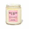 Bath & Body Works Clear Rose Water & Ivy Single Wick Candle 198 G