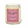 Bath & Body Works Rose Water And Ivy Rosewater And Ivy Single Wick Candle 7oz / 198g