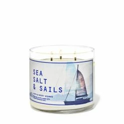 Bath & Body Works Sea Salt And Sails Sea Salt Sails 3Wick Scented Candle 411g