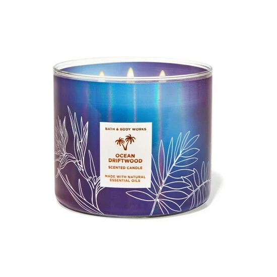 Bath & Body Works Ocean Driftwood 3-Wick Candle 411 G 4 Bath & Body Works Ocean Driftwood 3-Wick Candle 411 G - Image 2