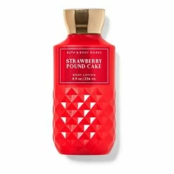 Bath & Body Works Strawberry Pound Cake Super Smooth Body Lotion 8 Fl Oz / 236 ML