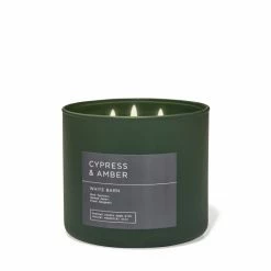 Bath & Body Works Shop 26 Bath & Body Works Cypress And Amber Cypress And Amber 3 Wick Candle 411g