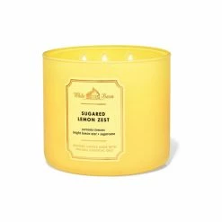 Bath & Body Works Sugared LemonZest Sugared Lemon Zest 3 Wick Scented Candle 411g
