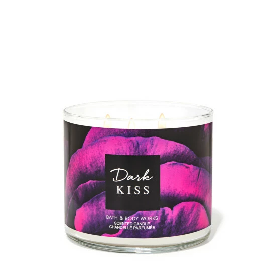Bath & Body Works Dark Kiss Dark Kiss 3 Wick Candle 411g 3 Bath & Body Works Dark Kiss Dark Kiss 3 Wick Candle 411g
