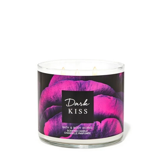 Bath & Body Works Dark Kiss Dark Kiss 3 Wick Candle 411g 4 Bath & Body Works Dark Kiss Dark Kiss 3 Wick Candle 411g - Image 2