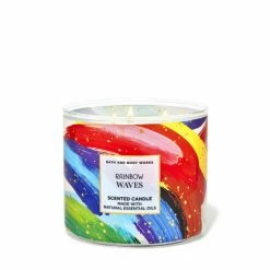 Bath & Body Works Rainbow Waves 3Wick Scented Candle 411g