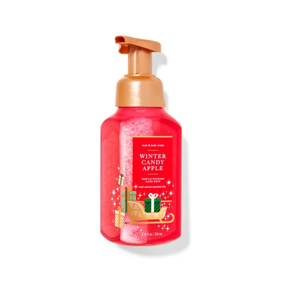 Bath & Body Works Winter Candy Apple Gentle Foaming Hand Soap 8.75 Fl Oz / 259 ML 3 Bath & Body Works Winter Candy Apple Gentle Foaming Hand Soap 8.75 Fl Oz / 259 ML