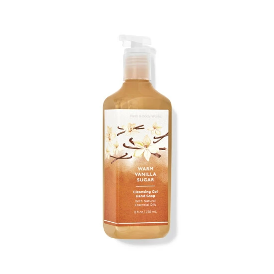 Bath & Body Works Warm Vanilla Sugar Cleansing Gel Hand Soap 8 Fl Oz / 236 ML 3 Bath & Body Works Warm Vanilla Sugar Cleansing Gel Hand Soap 8 Fl Oz / 236 ML