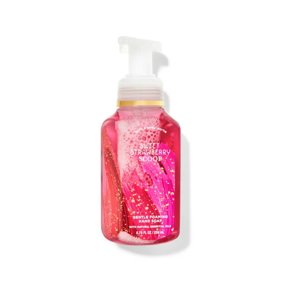 Bath & Body Works Sweet Strawberry Scoop Gentl Foaming Hand Soap 259ml 3 Bath & Body Works Sweet Strawberry Scoop Gentl Foaming Hand Soap 259ml