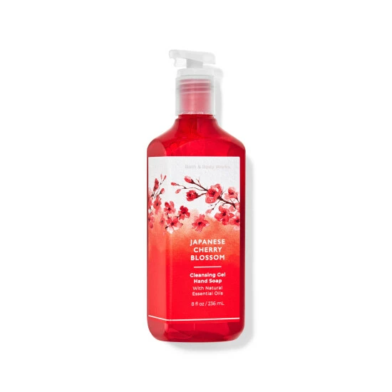 Bath & Body Works Japanese Cherry Blossom Cleansing Gel Hand Soap 8 Fl Oz / 236 ML 3 Bath & Body Works Japanese Cherry Blossom Cleansing Gel Hand Soap 8 Fl Oz / 236 ML