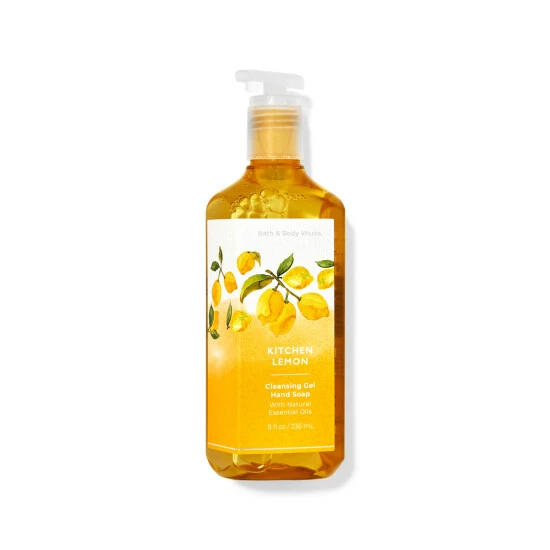 Bath & Body Works Kitchen Lemon Cleansing Gel Hand Soap 8 Fl Oz / 236 ML 3 Bath & Body Works Kitchen Lemon Cleansing Gel Hand Soap 8 Fl Oz / 236 ML