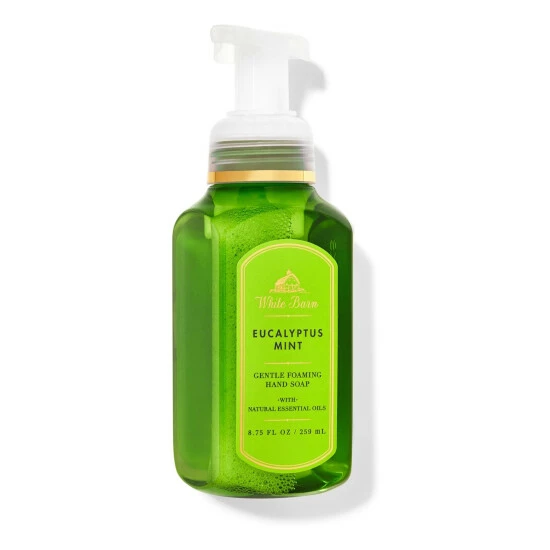 Bath & Body Works Eucalyptus Mint Gentle Foaming Hand Soap 8.75 Fl Oz / 259 ML 3 Bath & Body Works Eucalyptus Mint Gentle Foaming Hand Soap 8.75 Fl Oz / 259 ML