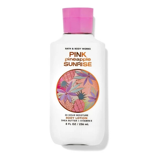 Bath & Body Works Pink Pineapple Sunrise Super Smooth Body Lotion 8 Fl Oz / 236 ML 4 Bath & Body Works Pink Pineapple Sunrise Super Smooth Body Lotion 8 Fl Oz / 236 ML - Image 2