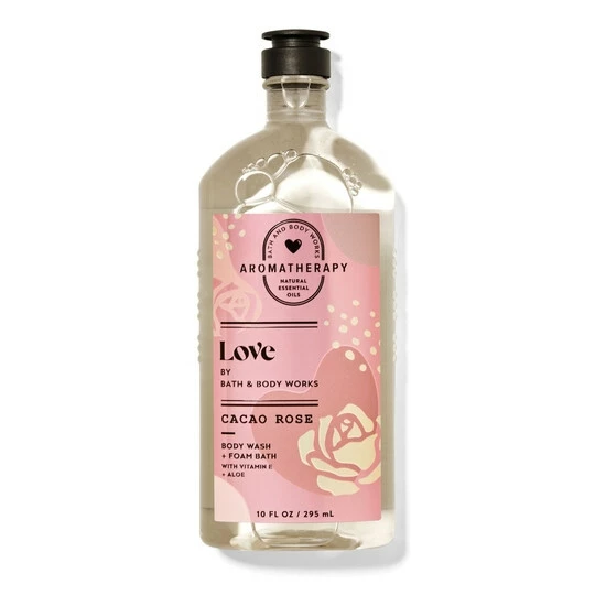 Bath & Body Works Cacao Rose Body Wash And Foam Bath10 Fl Oz / 295 ML 4 Bath & Body Works Cacao Rose Body Wash And Foam Bath10 Fl Oz / 295 ML - Image 2